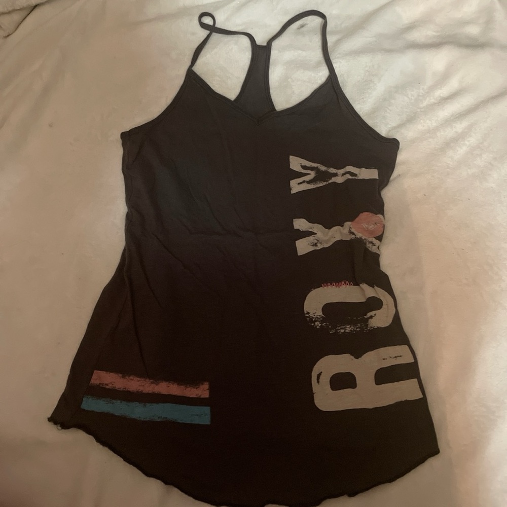 Roxy Grey tank top v-neck